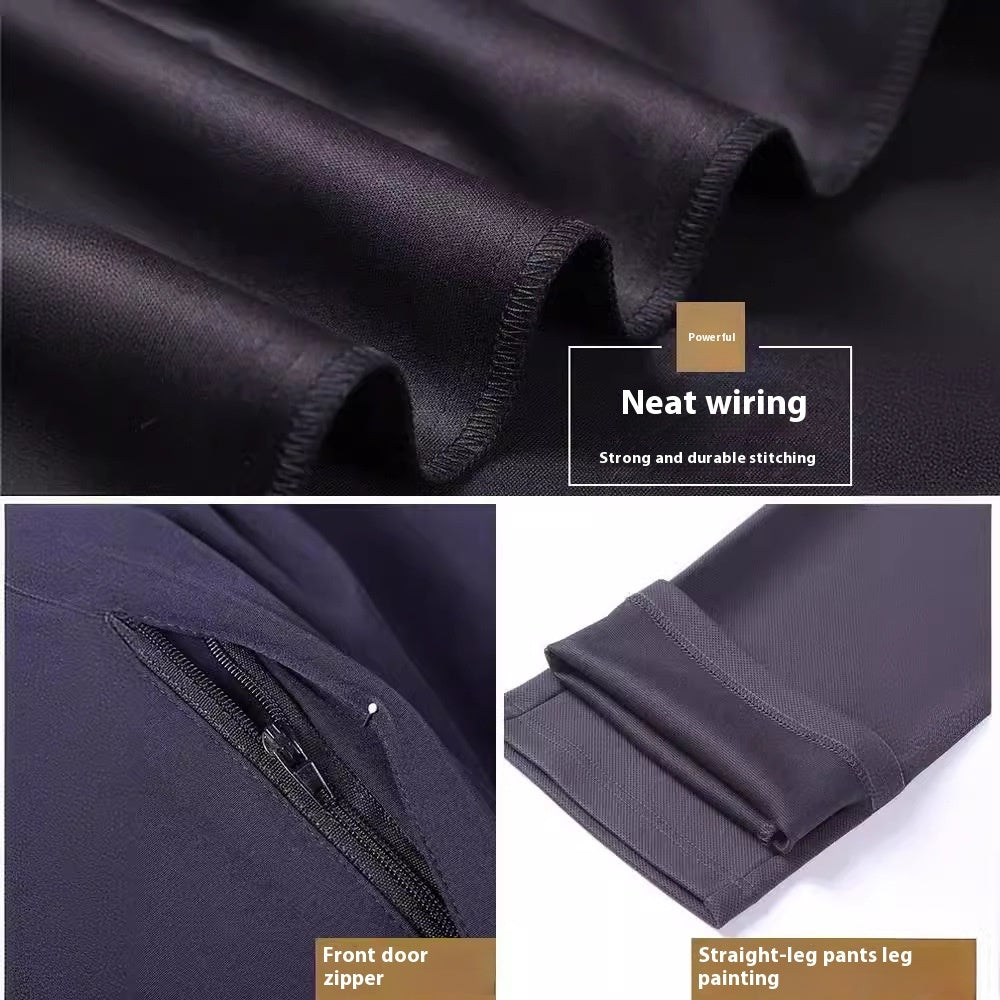 Elastic Waist Middle-aged Men's Casual Pants