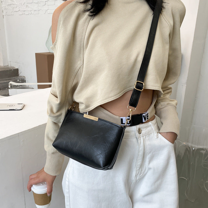 Mini women's one shoulder small square bag