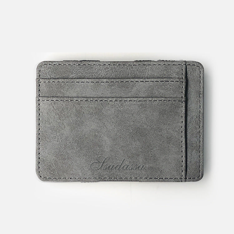 Korean Style All-match Creative Style Matte Leather Magic Wallet
