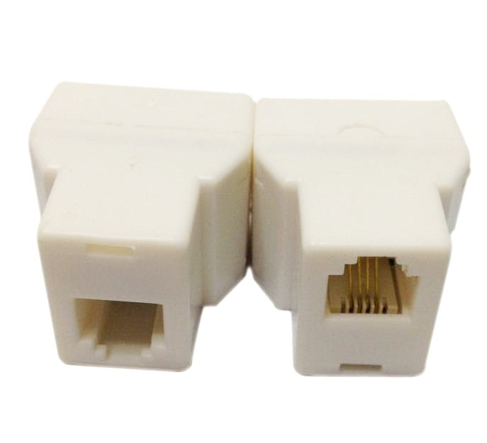 4-core telephone three-way crystal plug