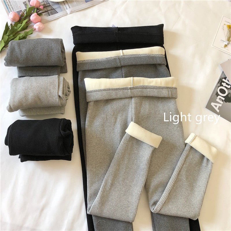 Korean Grey Underpants For Autumn And Winter