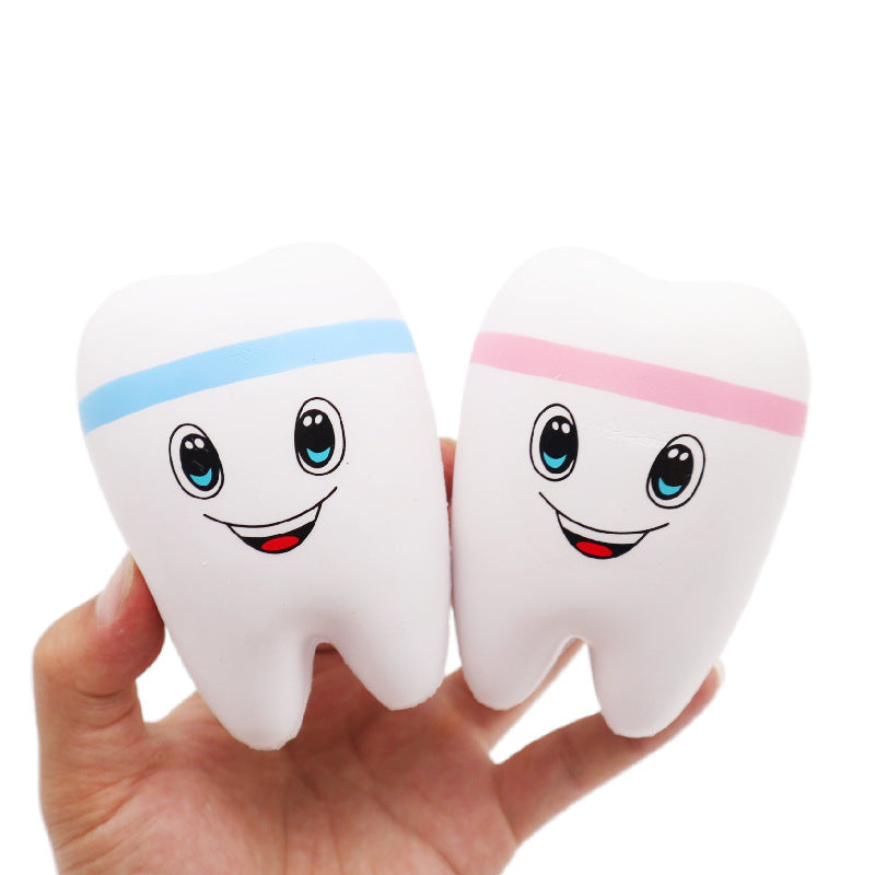 Simulation Facial Expression Tooth Toy