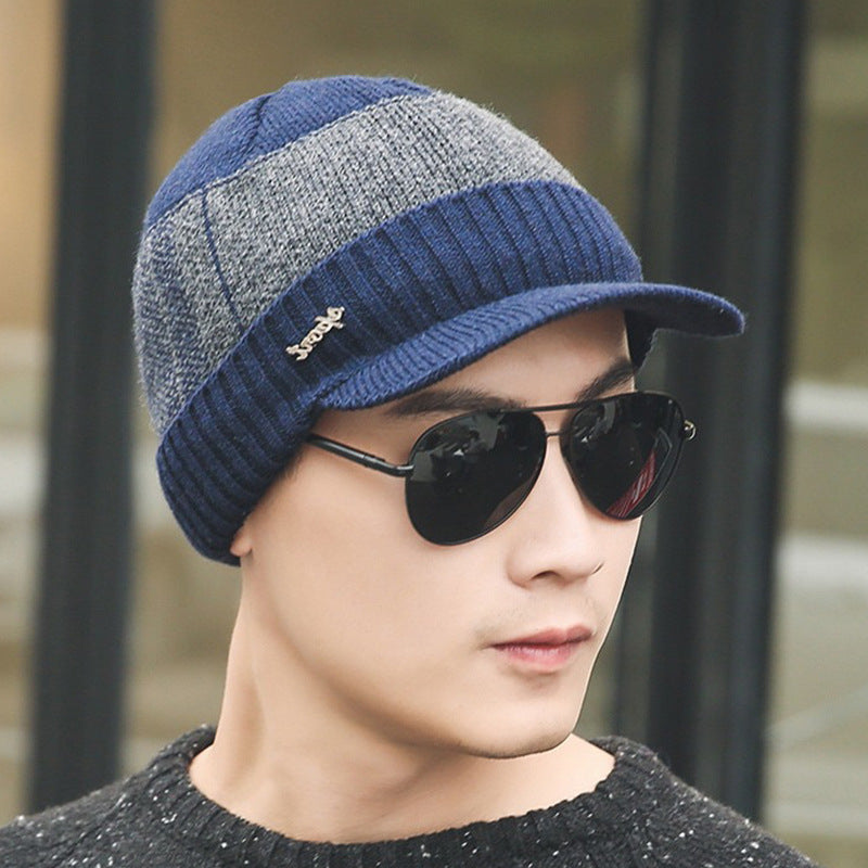 Duck tongue knit hat