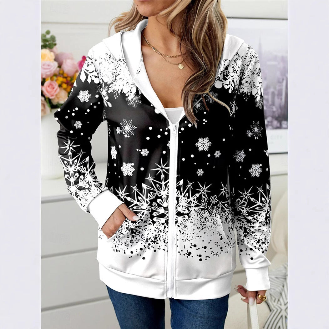 Amazon European And American Zipper Cardigan Fashion Casual