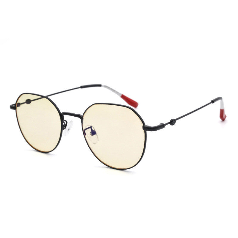 Multilateral round anti-radiation and UV-proof leg glasses