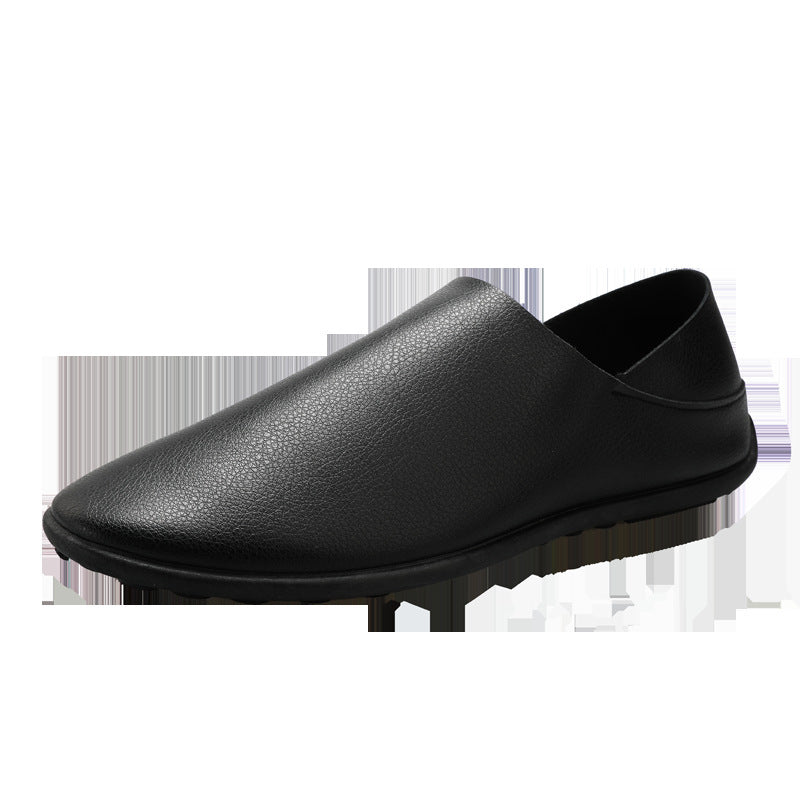 Spring And Autumn Men's Casual Shoes PU Breathable Soft Bottom Gommino