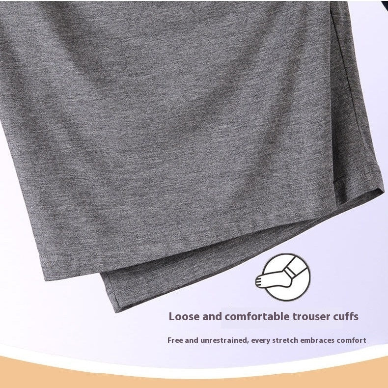 Men's Ice Silk Modal Men's Pajama Trousers Home Pants