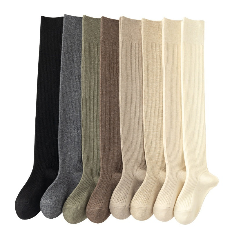 Women's Silicone Anti Slip Wool Knee High Socks