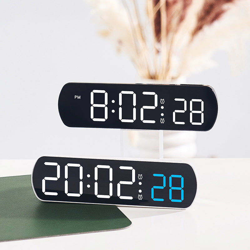 LED Multi-function Clock With Temperature And Second Hand
