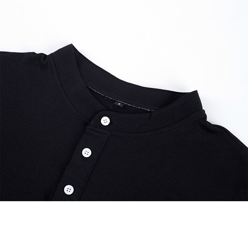 Men's European And American Solid Short Sleeves T-shirt