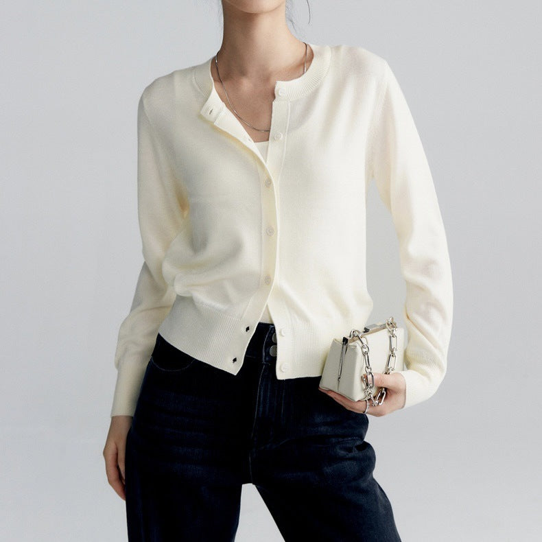 Spring And Autumn Fashion Temperament Wild Thin Bottoming Top For Women