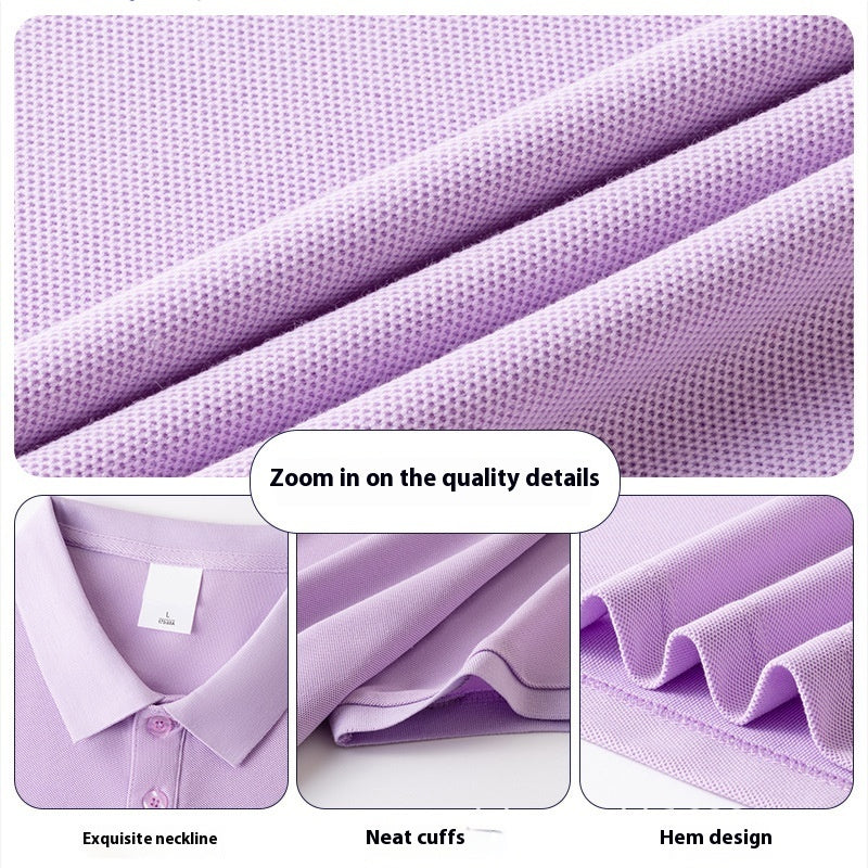 Lapel Short Sleeve Enterprise Group Building Cultural Shirt