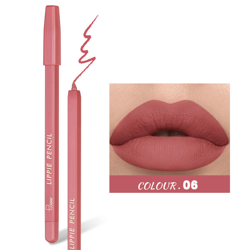Lipstick Pen Waterproof No Stain On Cup Matte Lip Liner