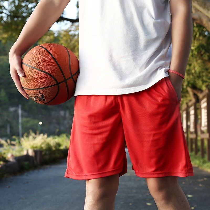 Football Pants Sports Shorts Men's Fitness Breathable Cropped Casual Pants