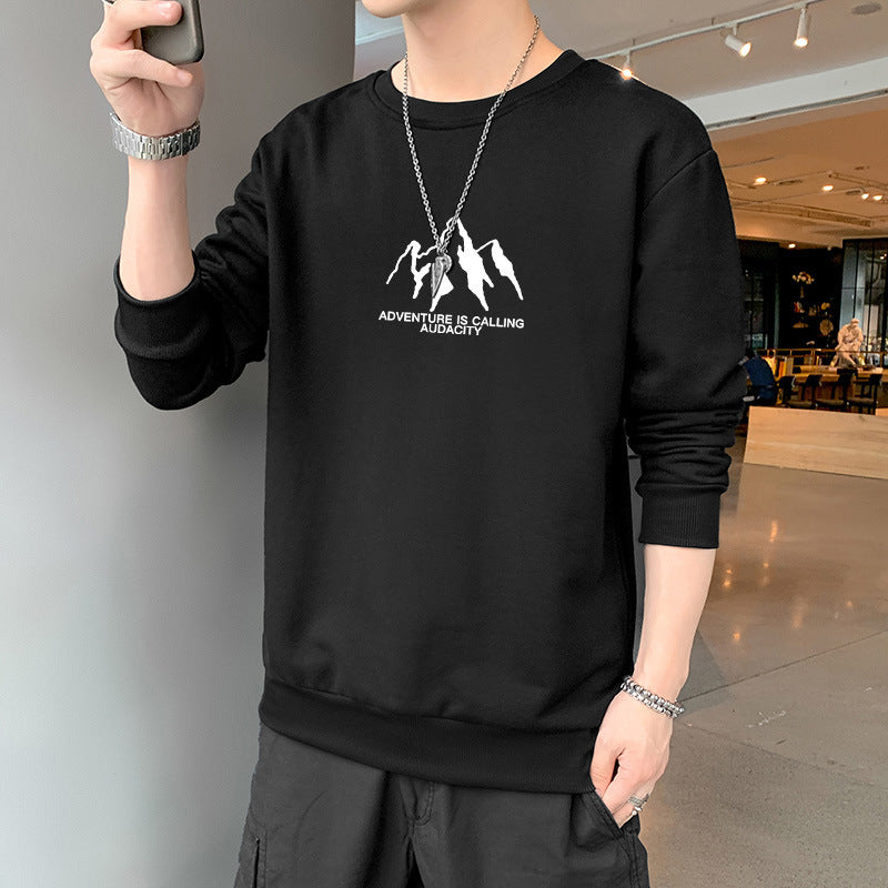 Men's Crew Neck Pullover Sweatshirt Long Sleeve