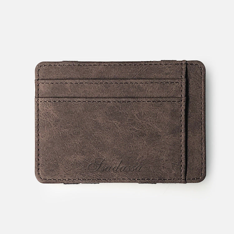 Korean Style All-match Creative Style Matte Leather Magic Wallet