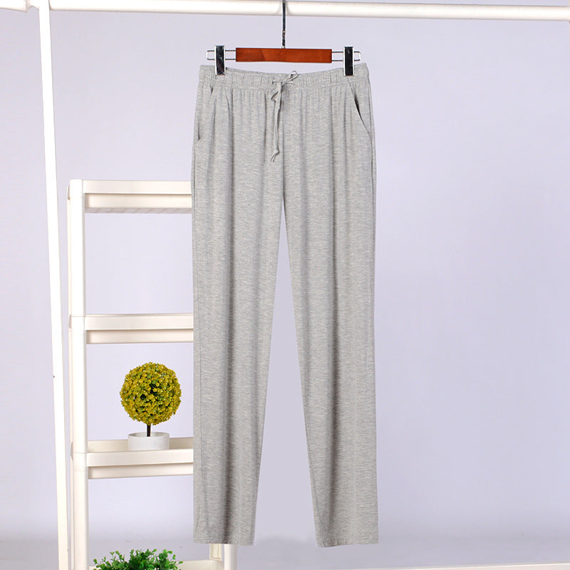 Men's Ice Silk Modal Men's Pajama Trousers Home Pants