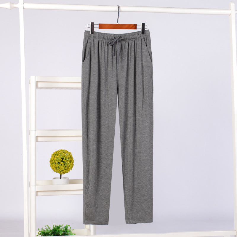 Men's Ice Silk Modal Men's Pajama Trousers Home Pants