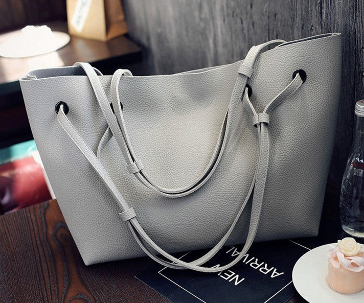 Lychee pattern handbag fashion large capacity