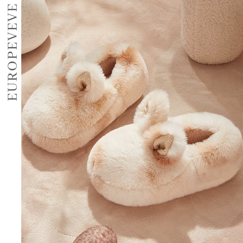Cat Like Cotton Slippers For Women Autumn And Winter Home And Household Use