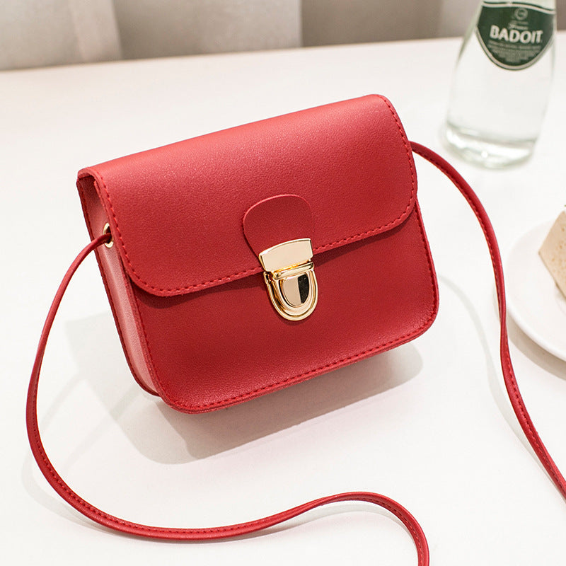 Mini simple small square bag mobile phone bag