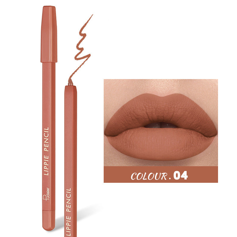 Lipstick Pen Waterproof No Stain On Cup Matte Lip Liner