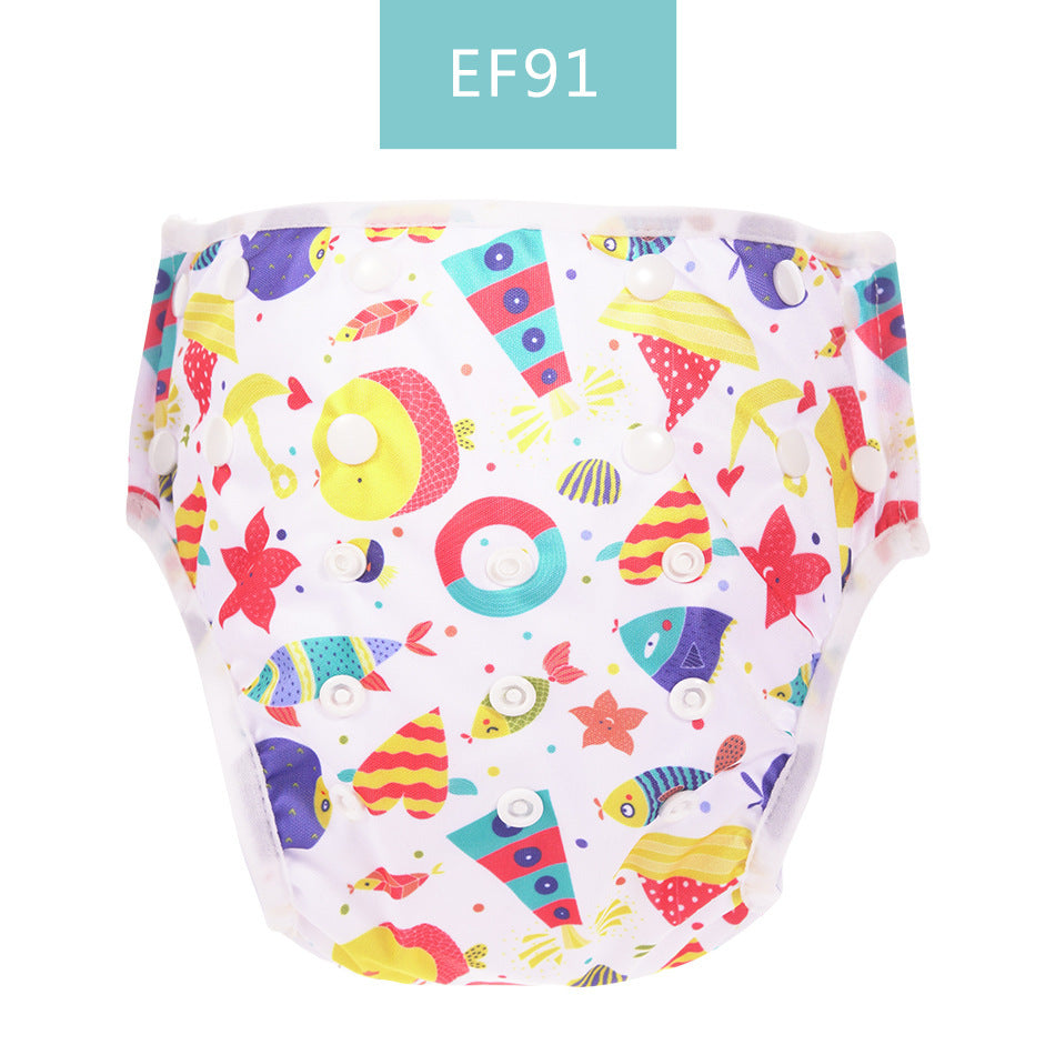 Happyflute New Baby Washable Mesh Breathable Swimming Trunks Swimming Diaper