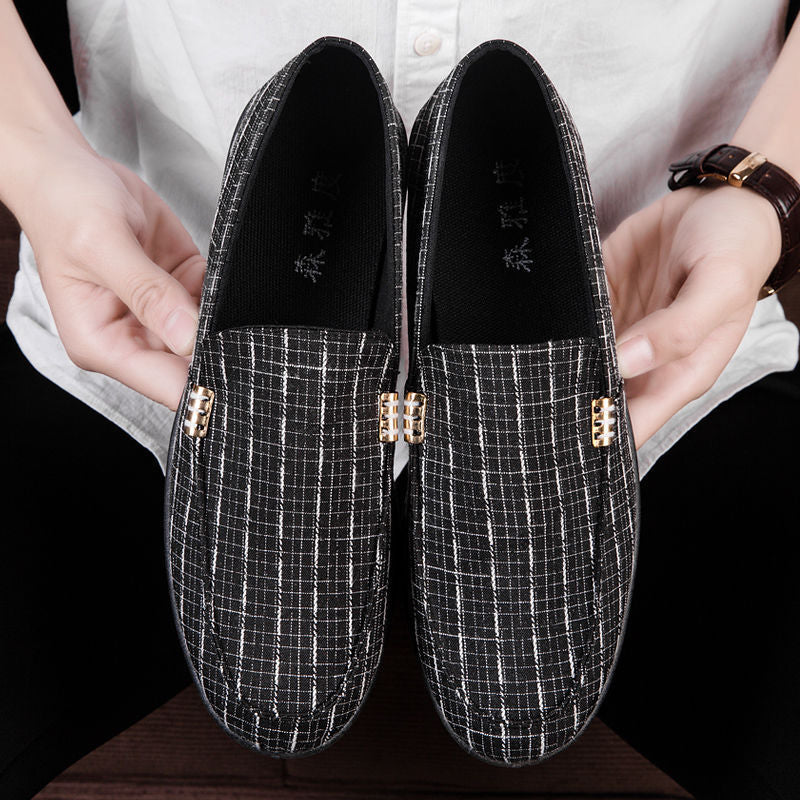 Men's Shoes Breathable Light Casual Trendy Peas Shoes