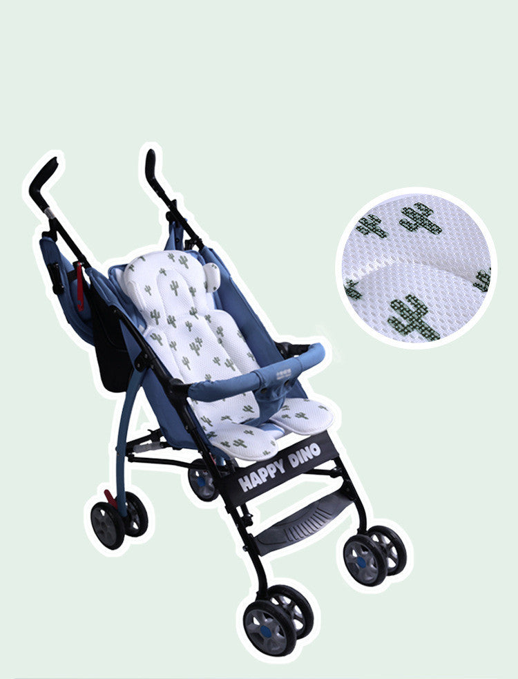 Summer Baby Stroller Pad Stroller Dining Car Cool And Breathable 3D Honeycomb Washed Baby Mat