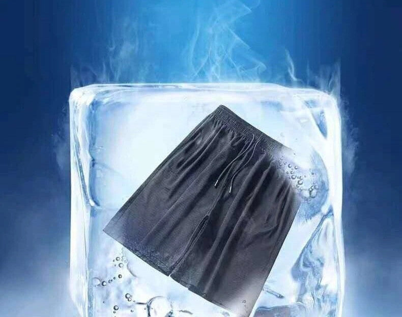 Breathable Ice Silk Shorts Youth Plus Size Loose