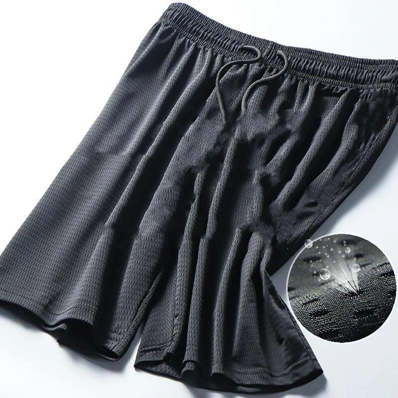 Breathable Ice Silk Shorts Youth Plus Size Loose