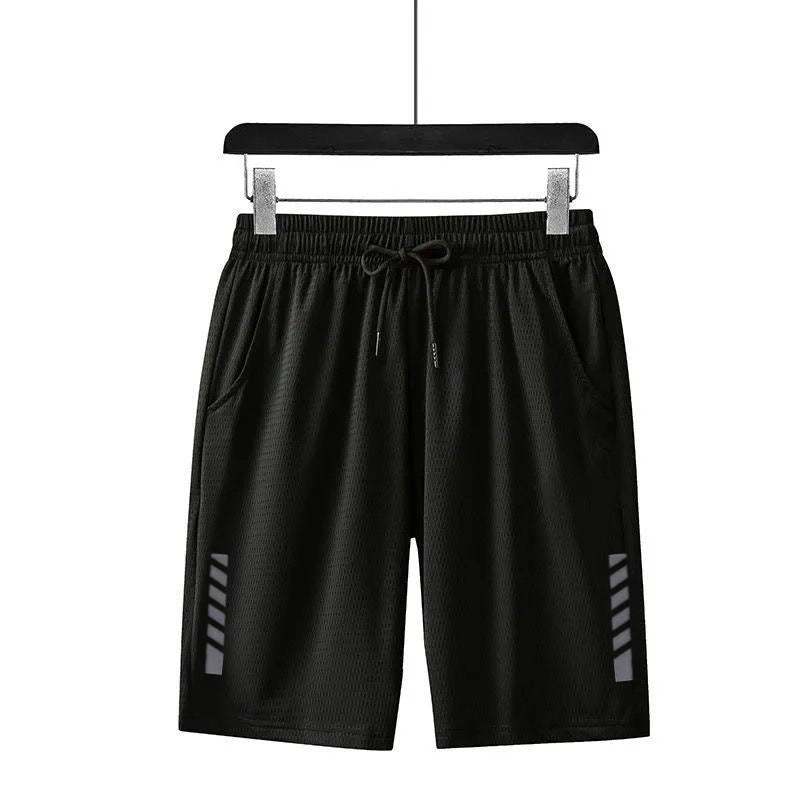 Breathable Ice Silk Shorts Youth Plus Size Loose