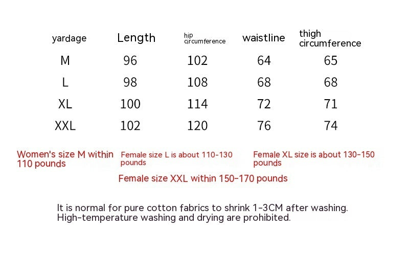 Spring And Autumn Yarn-dyed Pure Cotton Home Trousers For Women
