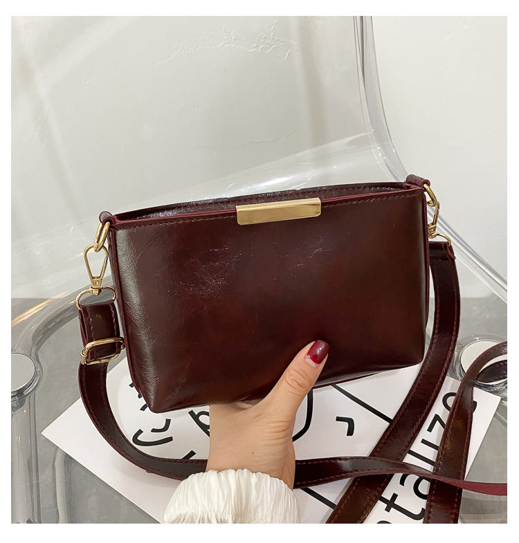 Mini women's one shoulder small square bag