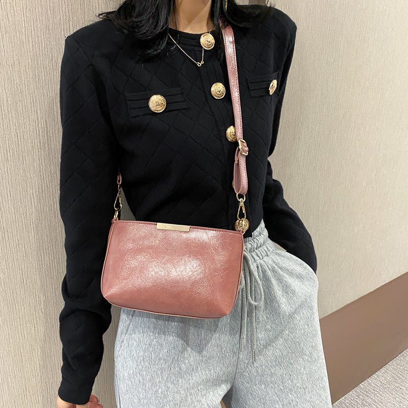 Mini women's one shoulder small square bag