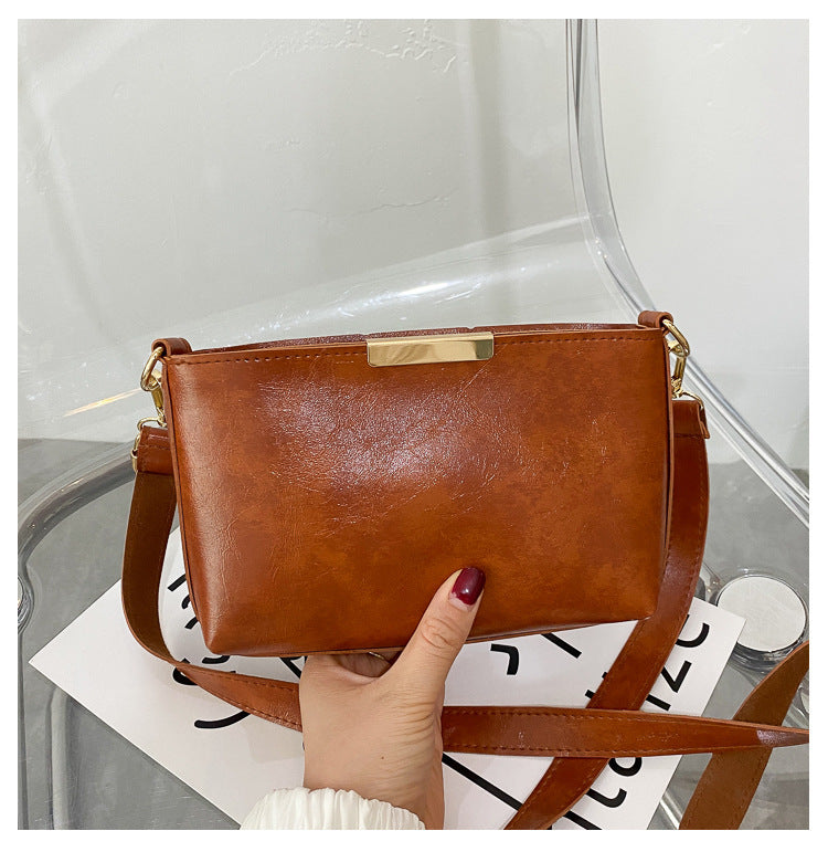 Mini women's one shoulder small square bag