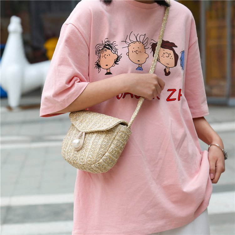 Beach straw bag
