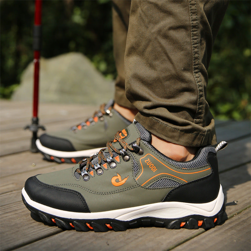 Men's Outdoor Large Size Low-cut Hiking Shoes