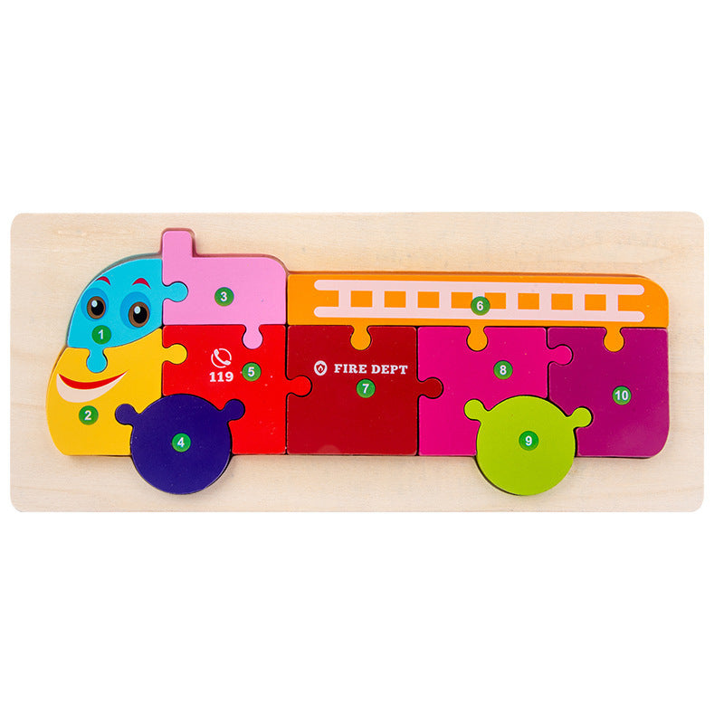 Buckle Three-Dimensional Puzzle Wooden Toy