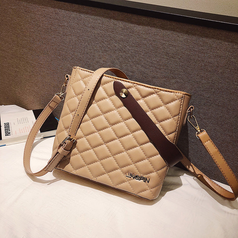 All-match small bag fashion simple diamond handbag