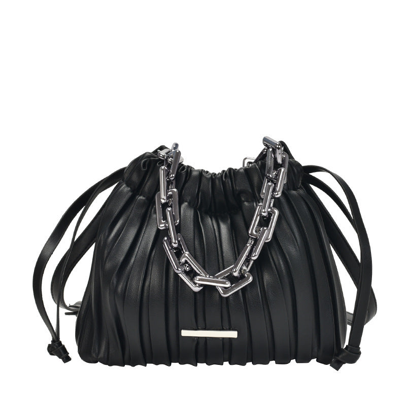 Folded cloud diagonal bag
