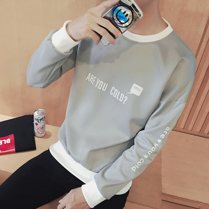 Men's white sweater