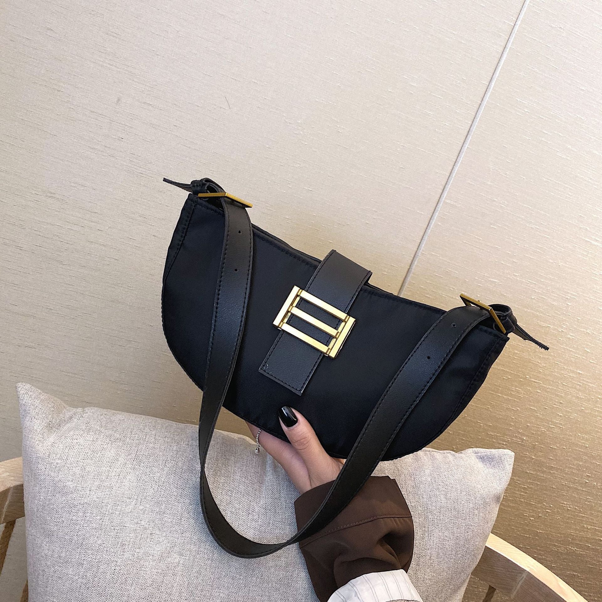 All-match nylon shoulder diagonal bag handbag net red shoulder bag