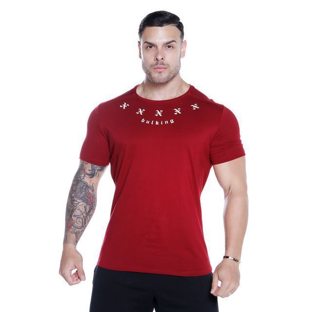 New Quick-Drying Short-Sleeved Round Neck Sports Casual Short T-Shirt For Men