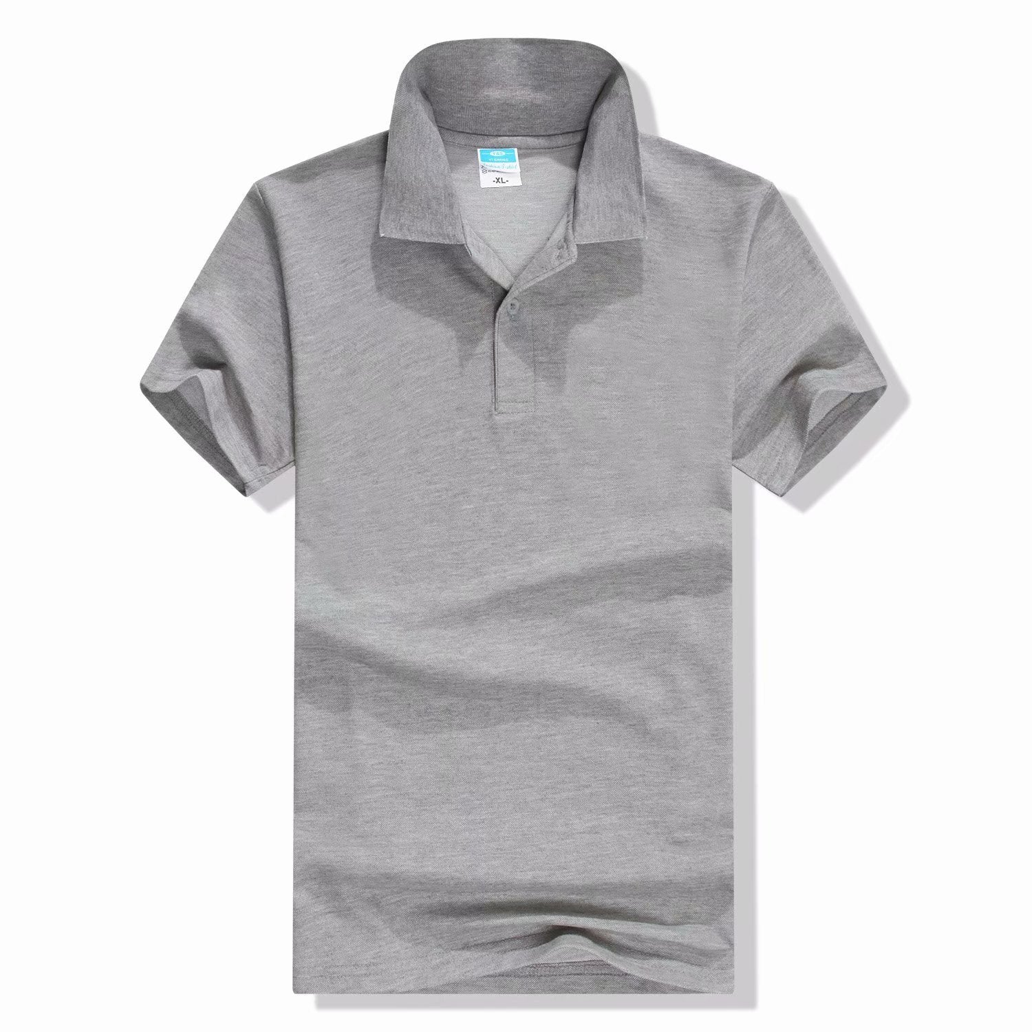 Mercerized Cotton Half Sleeve Culture Lapel Short Sleeve