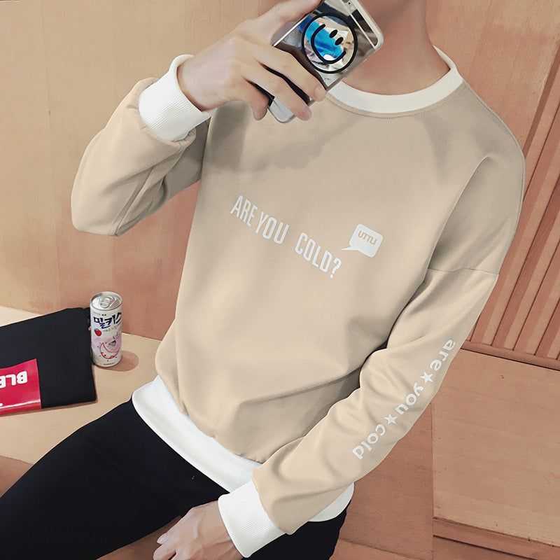 Men's white sweater