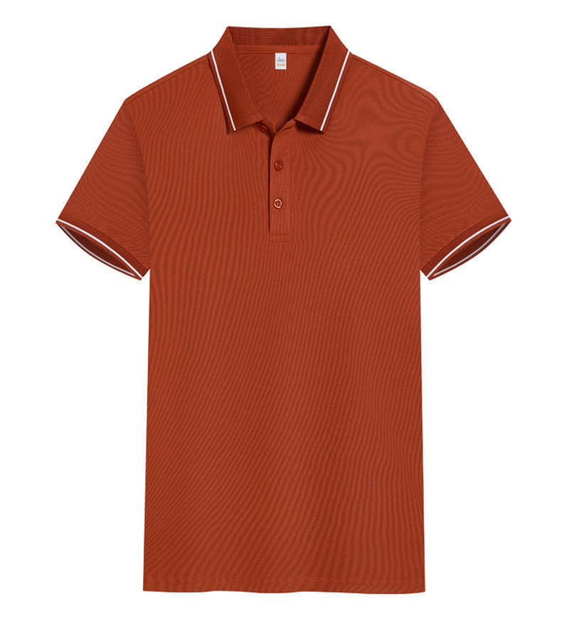 Polo Shirt Short Sleeve Lapel Printing Overalls