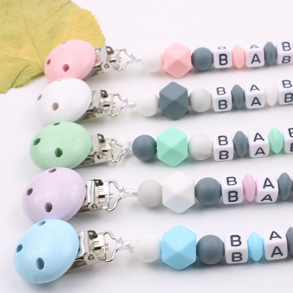 Silicone Pentagram Pacifier Chain