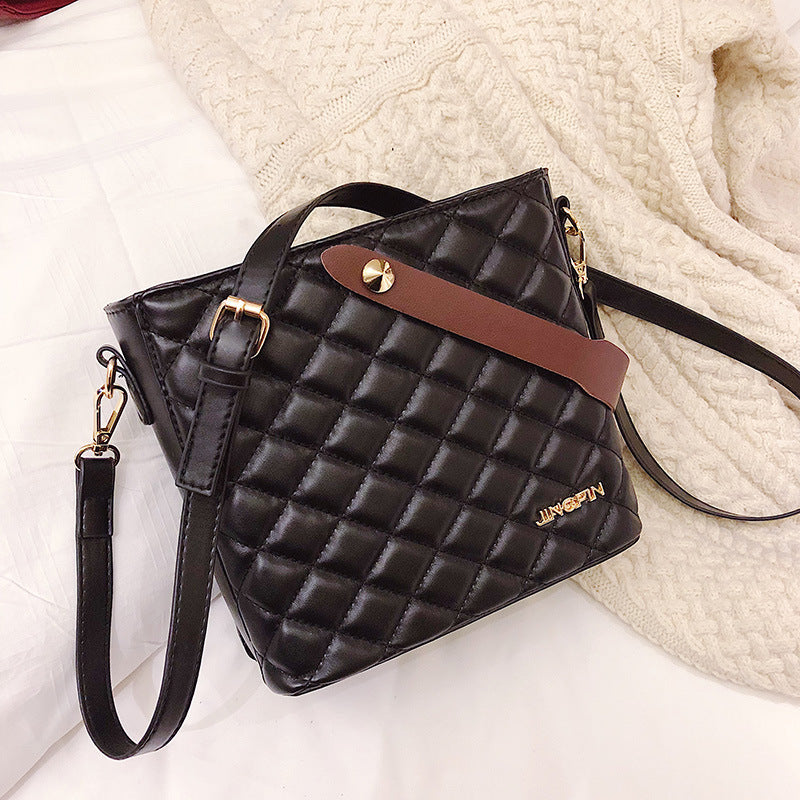 All-match small bag fashion simple diamond handbag