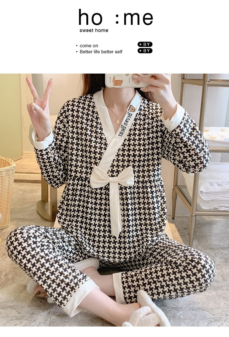 Sweet Peach Home Wear Suit Women